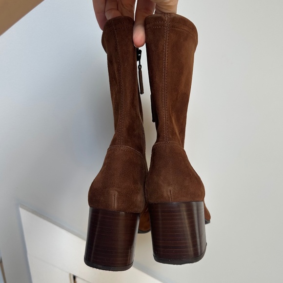 AQUATALIA Carie Water Resistant Bootie In Chocolate - Picture 5 of 8